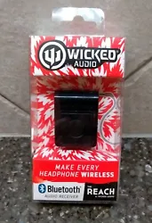 Up for sale is a New Wicked Audio The Reach Bluetooth Audio Receiver (see pics). These make any wired headphone or...