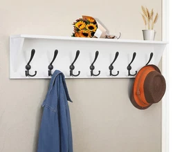 Ideal for entryway, bathroom, bedroom, mudroom, laundry room. Solid pine wood construction with a white finish.