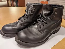 Red Wing Heritage Blacksmith Boots 4518 Size 8 Charcoal Rough & Tough Leather. Condition is Pre-owned. Shipped with...