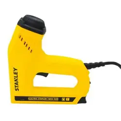2-in-1 Electric Stapler and Strip Brad Nailer. Staple type T50. Maximum staple size (in.). Nose safety for safe...