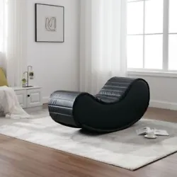 Chair Type: Indoor Chaise Lounges. Comfortable rocking chair-Perfect for relaxing,When you lie on it, like lying in...