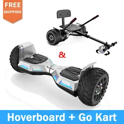 MORE POWERFUL-Our hoverboard has Dual 300W Motors that help it climb slopes as steep as 25 degrees, making it the more...