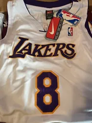 NWT Los Angeles Lakers Kobe Bryant Swingman Nike Size 48 Pro Jersey XMAS White 8. Brand new with tags and has been...
