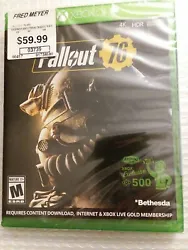 Fallout 76 xbox one. Condition is Brand New. Shipped with USPS First Class.
