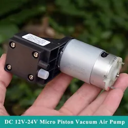 Type: Piston Vacuum Air Pump. Note: This pump is new and never used before, the factory solders the pins in advance....