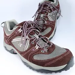 Garmont Hiking Shoes. Maroon & Silver. Note – Shoe Sizes can vary from Manufacturer to Manufacturer and even from...