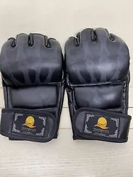 ZooBoo MMA Gloves, Half-Finger Boxing Fight Gloves MMA Mitts with Adjustable UFC.
