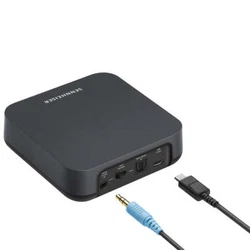 Upgrade your home entertainment system with this sleek Bluetooth audio transmitter. The BT T100 lets you easily connect...