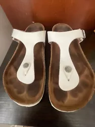 birkenstock white thing sandal size 39 / 8