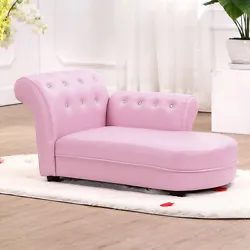 Package includes: 1 x kids sofa Color : Pink Age range : 3 - 5 years old Material : Wood, PVC, Sponge Net weight: 14...
