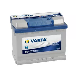 Batterie Varta Blue Dynamic D24 12v 60ah 540A 560 408 054. Application Batterie démarrage Auto. Batterie démarrage...