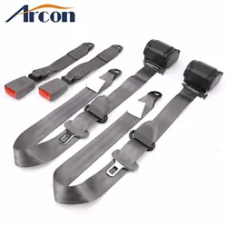 2 Set Safety 3 Point Retractable Car Seat Lap Belt Adjustable Kit Universal USD 36.26. 3 Point Retractable Car Safety...