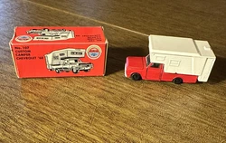 Vintage Red ASM 1968 Chevrolet Custom Camper Truck Deluxe Interior. Doors and Hood open. 1:64 Scale Vintage Diecast...