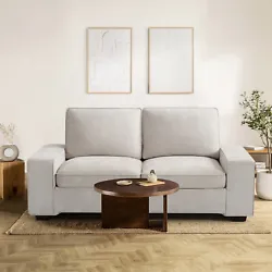【Modern Love&seat Sofa】 Main Sofa -With its simple and beautiful look, this loveseat will nicely decor your...