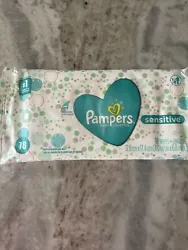 Pampers Sensitive Wipes Convenience Pack 18 Count. Inventory box number 5392