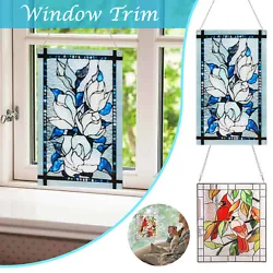 🌼 Bring vitality and joy: This stained Acrylic bird suncatcher is so vibrant and eye-catching that are very...