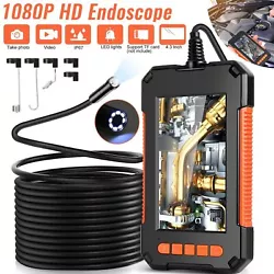 With 8 adjustable LED lights. 1 Industrial Endoscope (Not include 32GB TF card). And you can see the area to be...
