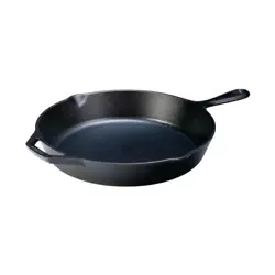 Seasoned 12 in. Cast Iron skillet with assist handle. The Lodge 12 in. The right tool to sear, saute, bake, broil,...
