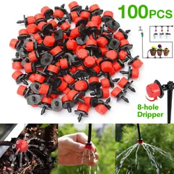 100 x Irrigation Watering Nozzles Heads. Able to maintain constant when Long laying or pressure fluctuations,...