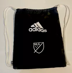 Adidas Backpack Drawstring Major League Soccer Gym Bag Back to School MLS - NEW.