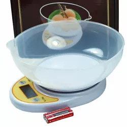 WH-B09 is a sleek full-size digital kitchen scale with the following features Features ---Large 7kg (15lbs) capacity...
