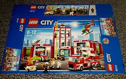 Vends BOITE VIDE / EMPTY BOX LEGO Lego Fire Station de 201 6 en superbe état !