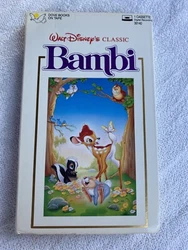 Dove Books On Tape Walt Disney Classic Bambi. Condition is Good. Shipped with USPS Media Mail. Needs to be rewoundE3