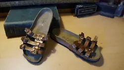 These quality sandals are in great condition.inside and out!