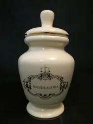 This attractive Apothecary Jar is 8 1/2