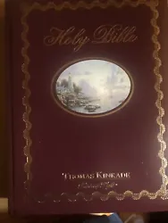 Thomas Kinkade Painter of the Light New King James Version Holy Bible. Unwritten in Very beautiful