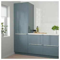 IKEA Kallarp Door High Gloss Grey-Turquoise New in box. Condition is 