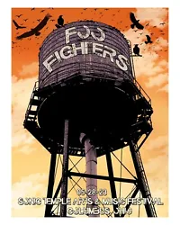 Here is your chance to get a limited edition 11x17 Foo Fighters concert poster signed and numbered limited to 1500....