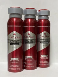Old Spice Sweat Defense Stronger Swagger Perspirant & Deodorant Dry Spray 3pack.