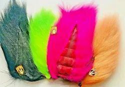 V Fly Pro Dressers Full Natural Bucktails. 26 Colour choices. We use them in all of our V Fly Salmon and Saltwater...
