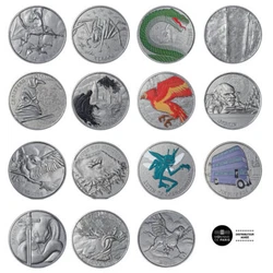 Harry Potter Mini Médailles Monnaie de Paris 2022 Pochette secret 34 MM. Poids : 17.700 G. Diamètre : 34 MM.