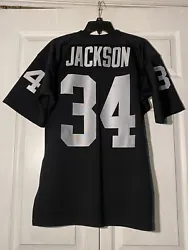 Authentic Bo Jackson (1990) LA Raiders Mitchell & Ness Jersey Mens Size: 40 NWOT. Condition is 