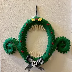 This is a fantastic Disney Parks Nightmare Before Christmas Halloween Wreath, perfect for any fan of the movie. New...
