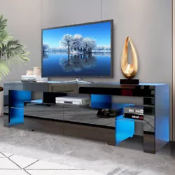 The TV stand is an indispensable part of every family. Full UV High Gloss Design TV Stand. Featuring large space and...