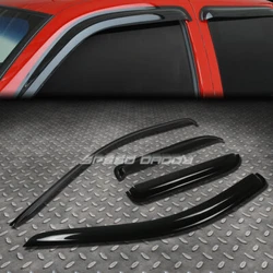 These side window visor deflectors have an aerodynamic design that redirects air past your window, keeping rain and...