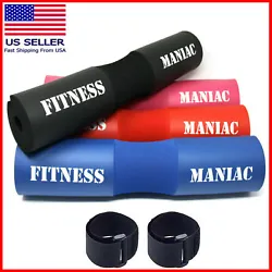 Fitness Maniac barbell pad is made of thick foam to assist with squats and lunges as well as a grooved channel in the...