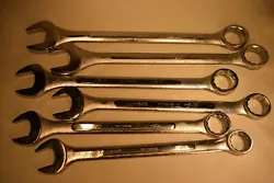 6 Large Pittsburgh Combination Wrenches 2