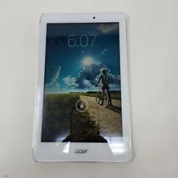 Tested and working. You will receive the exact ACER tablet shown in the pictures. 