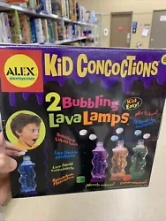 ALEX Kids Concoctions 2 Bubbling Lava Lamps Ages 6+ NEW Sealed.