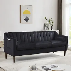 This 3-seater sofa features a modern and classic appearance, its elegant and simple design will be a perfect addition...