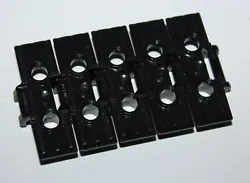 5 x Lego Technic Black Chain Tread ref 57518/set 42038 42055 8992 70618 8263. (occasion en très bon état général).