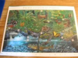 Full Sheet of the Pacific Coast Rain Forest stamps, never used in mint condition.