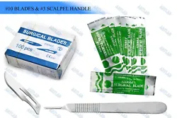 PRODUCT DETAIL : SCALPEL BLADES SIZE #10 TO #23 SUITABLE FOR DERMAPLANING, DISSECTING, ETC. 1 BOX (100 BLADES ) SCALPEL...