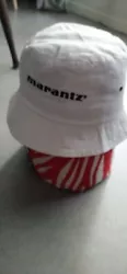 Bob chapeau Marantz blanc officiel taille unique.  État : neuf Envoi soigné Paiement PayPal uniquement
