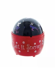 Kurt Adler 5” Battery-Operated/USB Night Light Projector Santa Reindeer New.Brand new in box fun night light rotating...