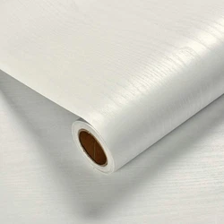 ✪Matériau et taille: papier peint bois fabriqué en PVC de qualité supérieure, 40 cm x 600 cm par feuille, deux...